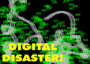 Digital Disaster custom card cover